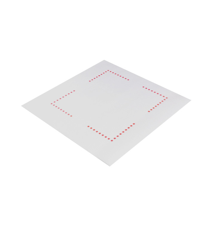 Papieren servet Sulfiet plat wit 20x20cm (21.000 stuks) Papieren servet Sulfiet plat wit 20x20cm (21.000 stuks)
