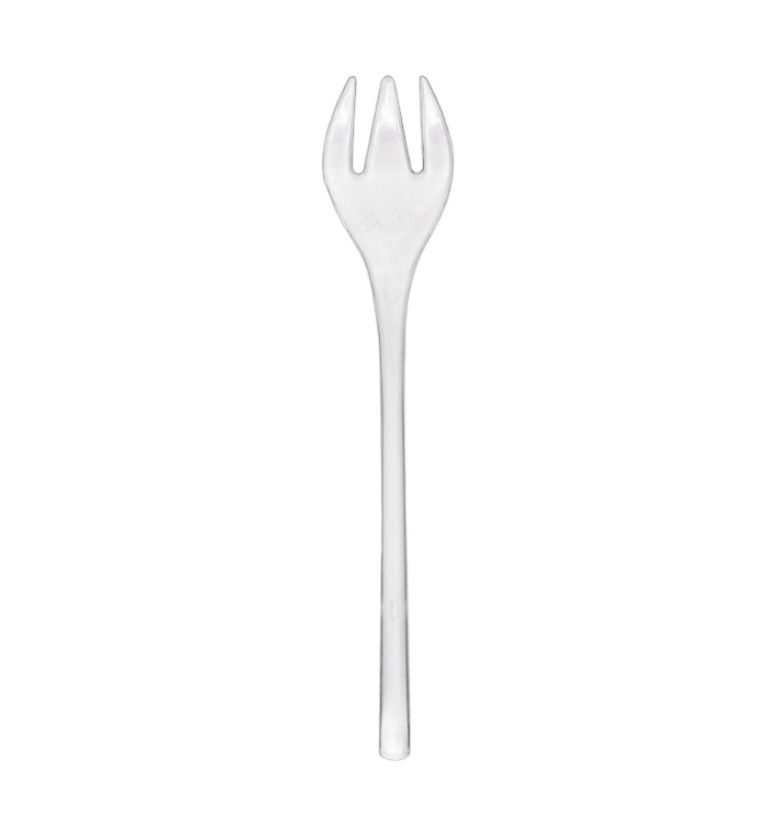 Proeving Vork PS transparant 10 cm (200 stuks) Proeving Vork PS transparant 10 cm (200 stuks)