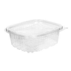 Plastic scharnierende Deli-Container OPS 375ml (700 stuks)