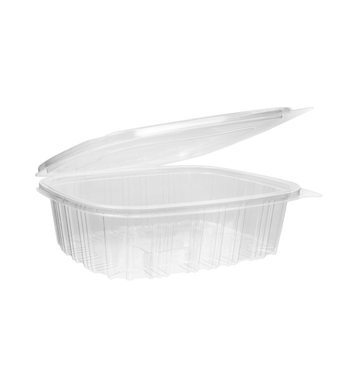 Plastic scharnierend Deksel OPS 1.500ml (50 stuks) Plastic scharnierend Deksel OPS 1.500ml (50 stuks)