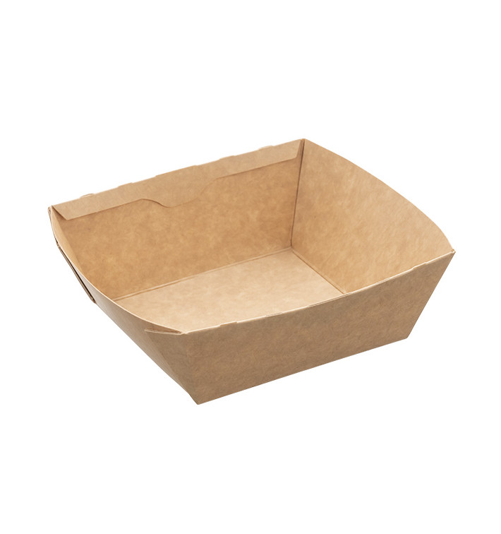 Kraft Rechthoekige Saladebak 375ml 15x12x5cm (400 Stuks) Kraft Rechthoekige Saladebak 375ml 15x12x5cm (400 Stuks)