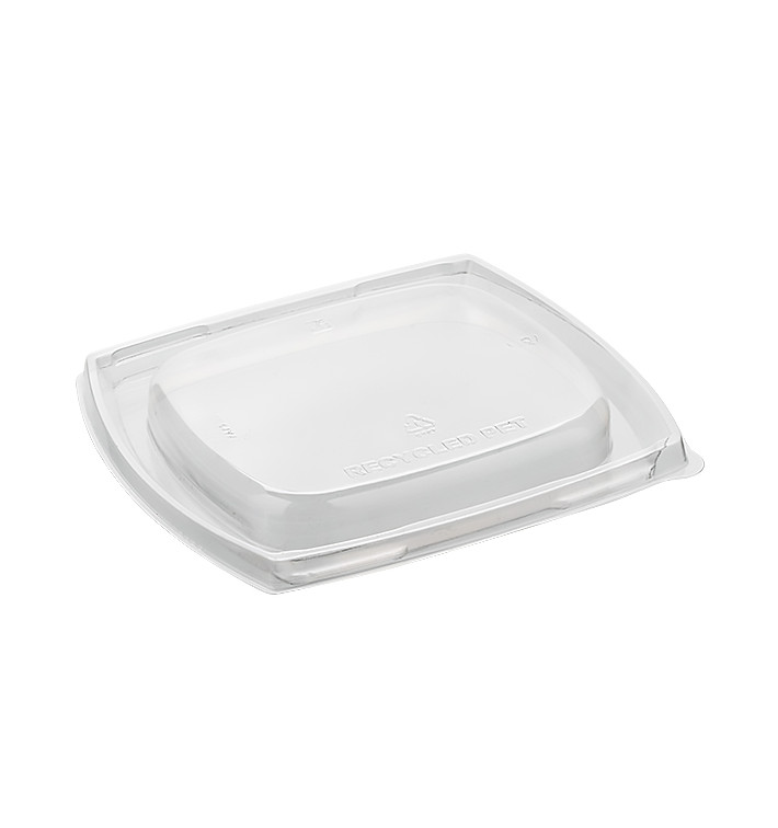 Rechthoekige Deksel rPET voor Saladebak 15x12cm (400 Stuks) Rechthoekige Deksel rPET voor Saladebak 15x12cm (400 Stuks)