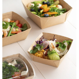 Kraft Rechthoekige Saladebak 750ml 19x16x5cm (300 Stuks)