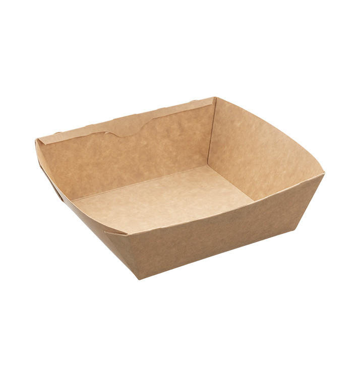 Kraft Rechthoekige Saladebak 750ml 19x16x5cm (300 Stuks) Kraft Rechthoekige Saladebak 750ml 19x16x5cm (300 Stuks)