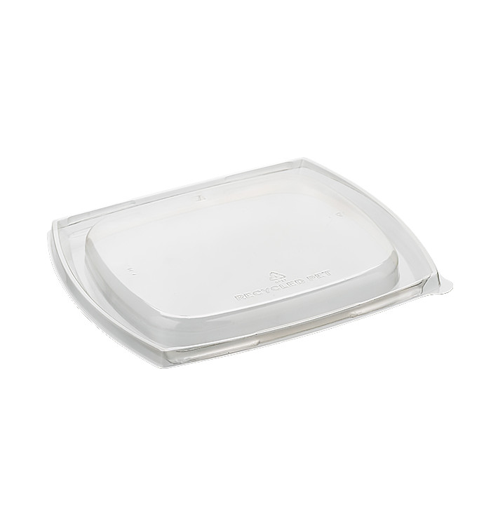 Rechthoekige Deksel rPET voor Saladebak 19x16cm (300 Stuks) Rechthoekige Deksel rPET voor Saladebak 19x16cm (300 Stuks)