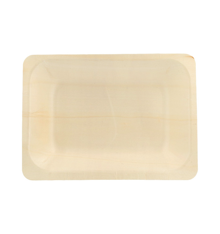 Houten Dienblad 19,5x14x3cm (50 stuks) Houten Dienblad 19,5x14x3cm (50 stuks)