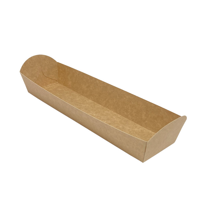 Panini Bakje Kraft 500ml 24,8x6cm (500 Uds) Panini Bakje Kraft 500ml 24,8x6cm (500 Uds)