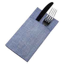 Zakvouw papieren servet Vaquero Blauw 40x40cm (960 stuks) 