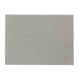 Papieren tafelkleed rol grijs 1x100m 40g (6 stuks)