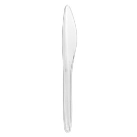 Plastic PS mes  "Luxe" transparant 17,5cm (2000 stuks)