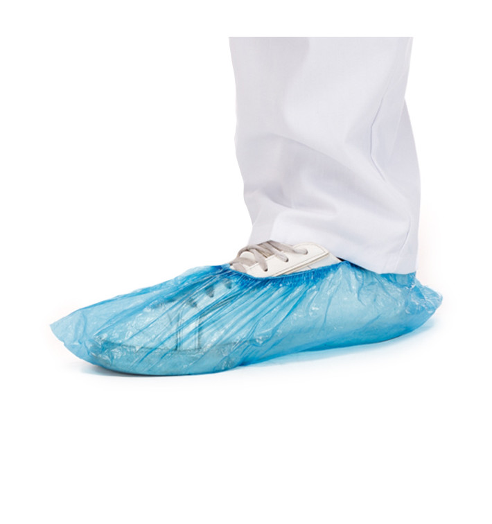 Wegwerp plastic schoen omhulsel PE G80 blauw (1.000 stuks) Wegwerp plastic schoen omhulsel PE G80 blauw (1.000 stuks)