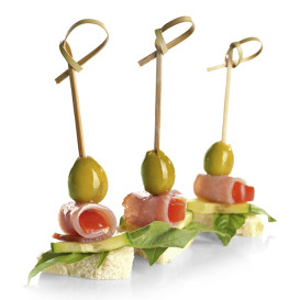 Natuurlijke Bamboe Knoopprikker 10cm Bamboe (250 stuks) 