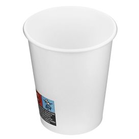 Papieren beker wit 6Oz/180ml Ø7,0cm (3000 stuks)