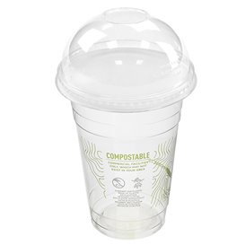Sustainable Earth PLA Koepeldeksel gesloten Ø10,2cm (1.000 Stuks)