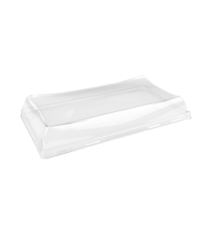 Plastic Deksel voor Platter 12x22cm (50 stuks) Plastic Deksel voor Platter 12x22cm (50 stuks)
