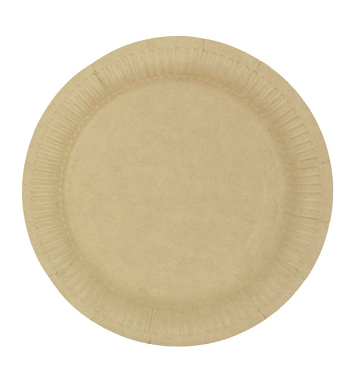 Kartonnen Borden Rond “Radial” Kraft Ø18cm 200gr/m² (650 Stuks) Kartonnen Borden Rond “Radial” Kraft Ø18cm 200gr/m² (650 Stuks)