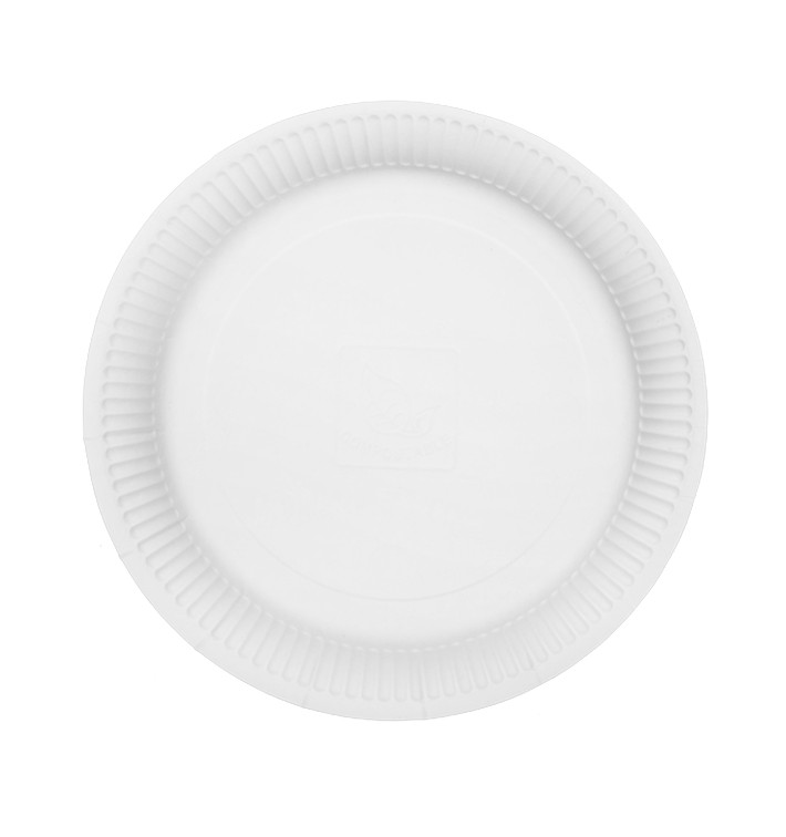 Kartonnen Borden Rond “Radial” Wit Ø23cm 200gr/m² (50 Stuks) Kartonnen Borden Rond “Radial” Wit Ø23cm 200gr/m² (50 Stuks)