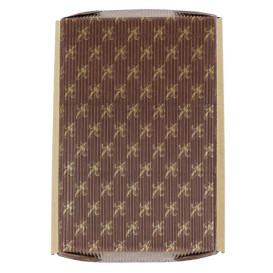 Bakvorm van papier kraft 16,8x11x3,8cm (67 stuks) 