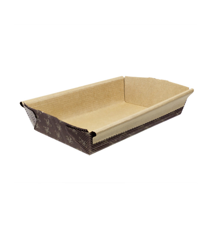 Bakvorm van papier kraft 15x9x3,5cm (80 stuks) Bakvorm van papier kraft 15x9x3,5cm (80 stuks)
