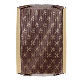 Bakvorm van papier kraft 15x9x3,5cm (80 stuks) 