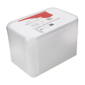 Plastic Deksel transparant voor Deli Container PP 500/750 en 1000ml (500 stuks)