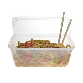 Plastic Deksel transparant voor Deli Container PP 500/750 en 1000ml (500 stuks)