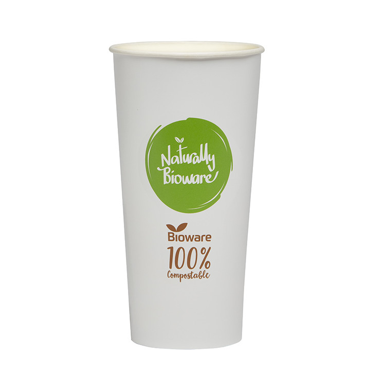 Kartonnen Beker Bioware® Ø9,0cm 680ml (50 Stuks)