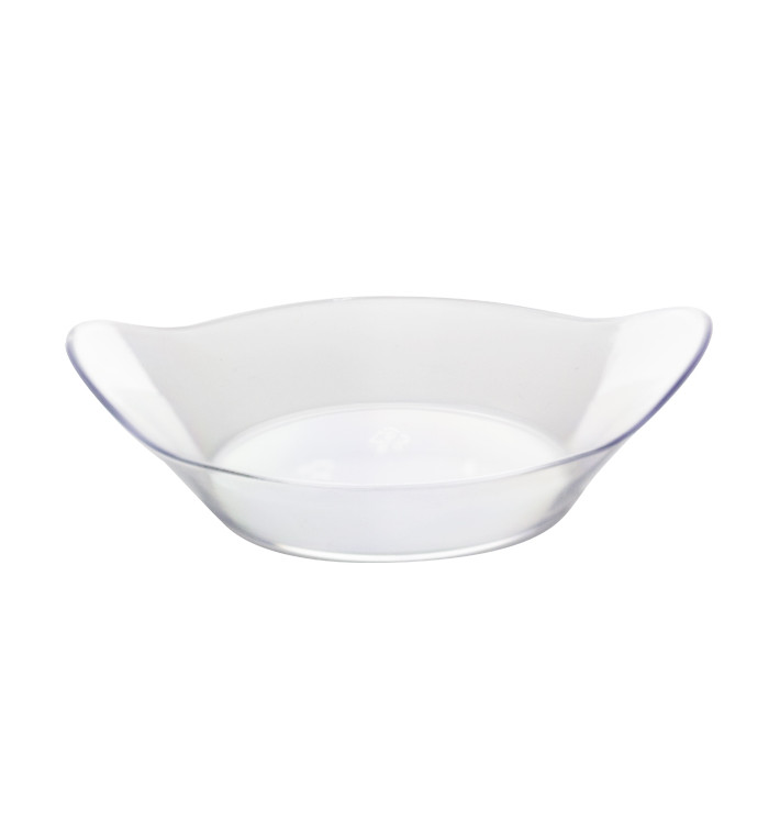 Fingerfood Bord met Handgrepen PS 8,4x6,5x2,2cm 30ml (20 Stuks) Fingerfood Bord met Handgrepen PS 8,4x6,5x2,2cm 30ml (20 Stuks)
