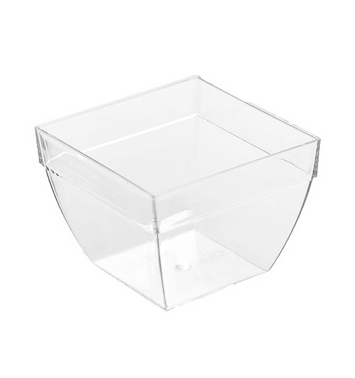 Fingerfood Schaaltje Vierkant PS 5,5x3,3x4cm 75ml (25 Stuks) Fingerfood Schaaltje Vierkant PS 5,5x3,3x4cm 75ml (25 Stuks)