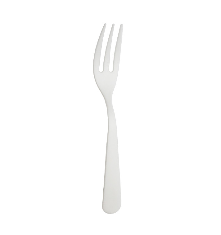 Sustainable Earth Herbruikbaar CPLA Vork Wit 10cm (100 stuks) Sustainable Earth Herbruikbaar CPLA Vork Wit 10cm (100 stuks)