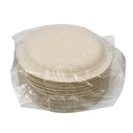 Tarwestro bord Naturel Ø18 cm (50 stuks)