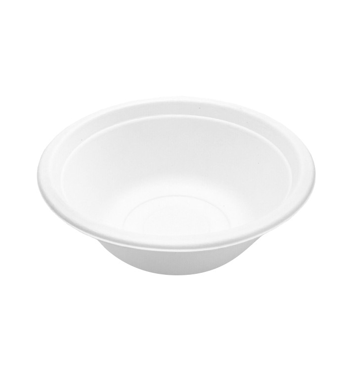 Suikerriet Kom Wit 350ml Ø13,5cm (25 Stuks) Suikerriet Kom Wit 350ml Ø13,5cm (25 Stuks)