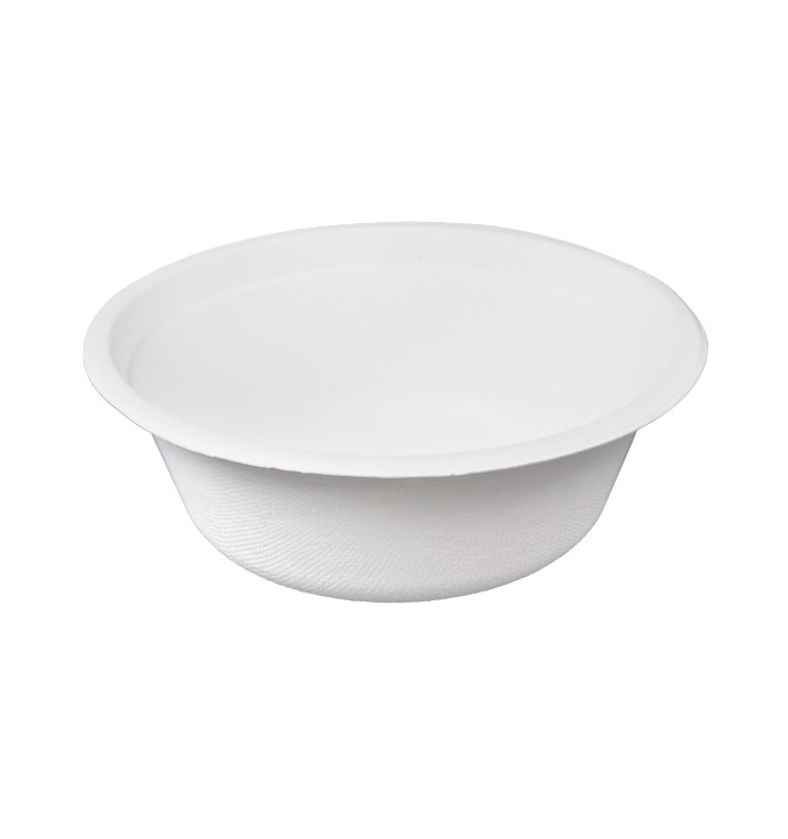 Suikerriet Kom Wit 600ml Ø15,5cm (25 Stuks) Suikerriet Kom Wit 600ml Ø15,5cm (25 Stuks)