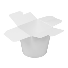 Maaltijdbak Karton wit 529ml (50 stuks)