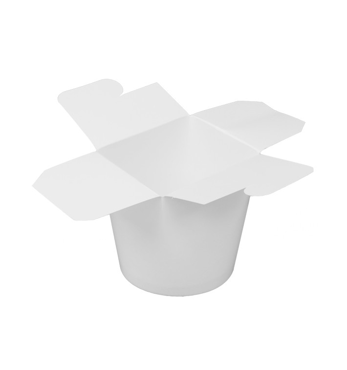 Maaltijdbak Karton wit 529ml (50 stuks) Maaltijdbak Karton wit 529ml (50 stuks)