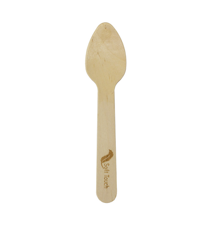 Houten Lepel “Soft” 11cm (2.400 Stuks) Houten Lepel “Soft” 11cm (2.400 Stuks)