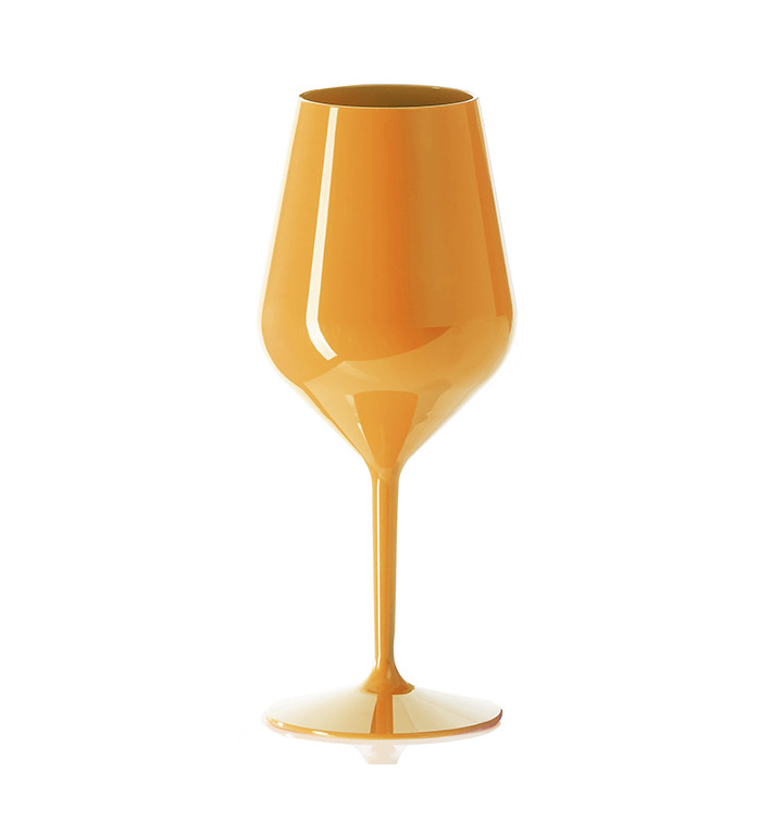 Herbruikbaar Durable Glas Wijn Tritan oranje 470ml (6 Stuks) Herbruikbaar Durable Glas Wijn Tritan oranje 470ml (6 Stuks)