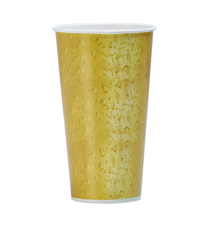 Kartonnen Bierbeker 1.025ml Ø10,8cm (500 Stuks) Kartonnen Bierbeker 1.025ml Ø10,8cm (500 Stuks)