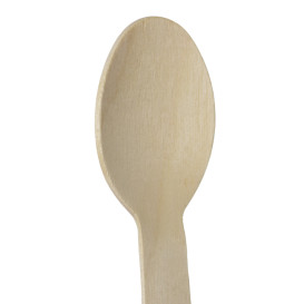 Houten Lepel “Soft” 16cm (2.400 Stuks)