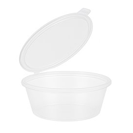 Pot Scharnierende voor Sauzen PP 6Oz/180ml (100 Stuks)