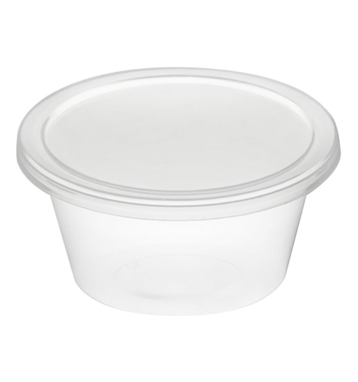 Sauspot PP Transparant met Deksel 2Oz/60ml (2.000 Stuks) Sauspot PP Transparant met Deksel 2Oz/60ml (2.000 Stuks)