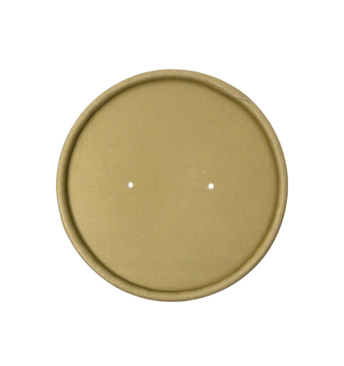 Kraft Kartonnen Deksel voor Kartonnen Pot Ø9,8cm (25 Stuks) Kraft Kartonnen Deksel voor Kartonnen Pot Ø9,8cm (25 Stuks)
