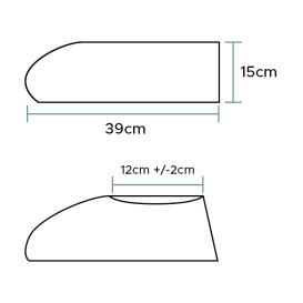 Wegwerp plastic schoen omhulsel PP rood (100 stuks)