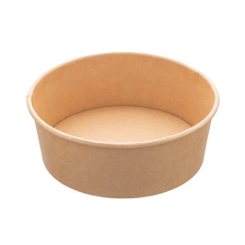 Kraft Kartonnen Saladebak 750ml Ø15,0cm (300 stuks)