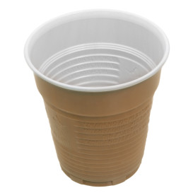 Plastic PS beker Vending twee kleurig 166ml Ø7,0cm (3.000 stuks)