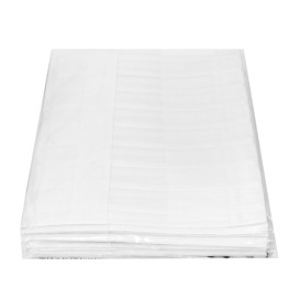 Wegwerp koksmstuks Pinstripe "TST" wit (10 stuks)