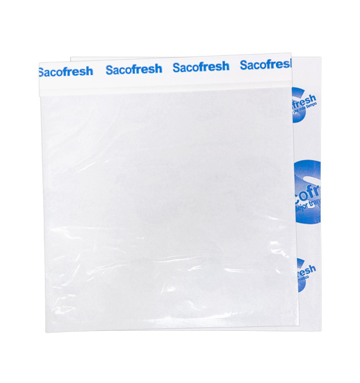 Herbruikbare Vacuümzak met Klittenbandsluiting Blauw 30x25cm (100 Stuks) Herbruikbare Vacuümzak met Klittenbandsluiting Blauw 30x25cm (100 Stuks)