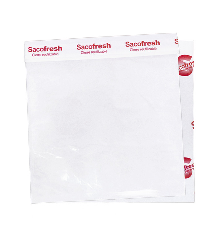 Herbruikbare Zakken van PE-Papier Zelfklevende Flap Sacofresh Rood 30x25cm (100 Stuks) Herbruikbare Zakken van PE-Papier Zelfklevende Flap Sacofresh Rood 30x25cm (100 Stuks)