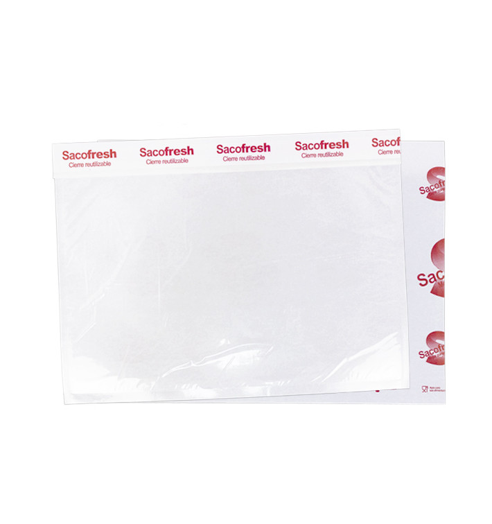 Herbruikbare Zakken van PE-Papier Zelfklevende Flap Sacofresh Rood 30x36cm (100 Stuks) Herbruikbare Zakken van PE-Papier Zelfklevende Flap Sacofresh Rood 30x36cm (100 Stuks)
