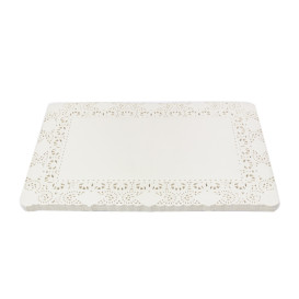 Papieren Placemat Wit Litos 25x37cm (2.000 stuks)